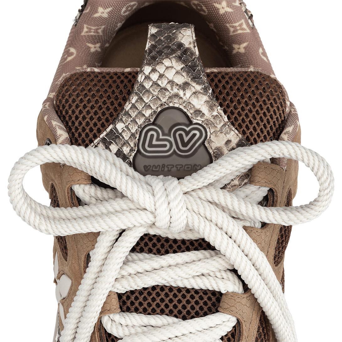 LV Skate Python Brown