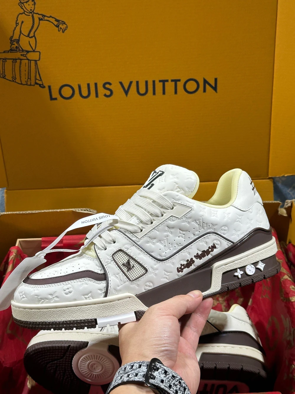 Louis Vuitton LV Trainer Sneaker ‘Tyler the Creator White Mocha’