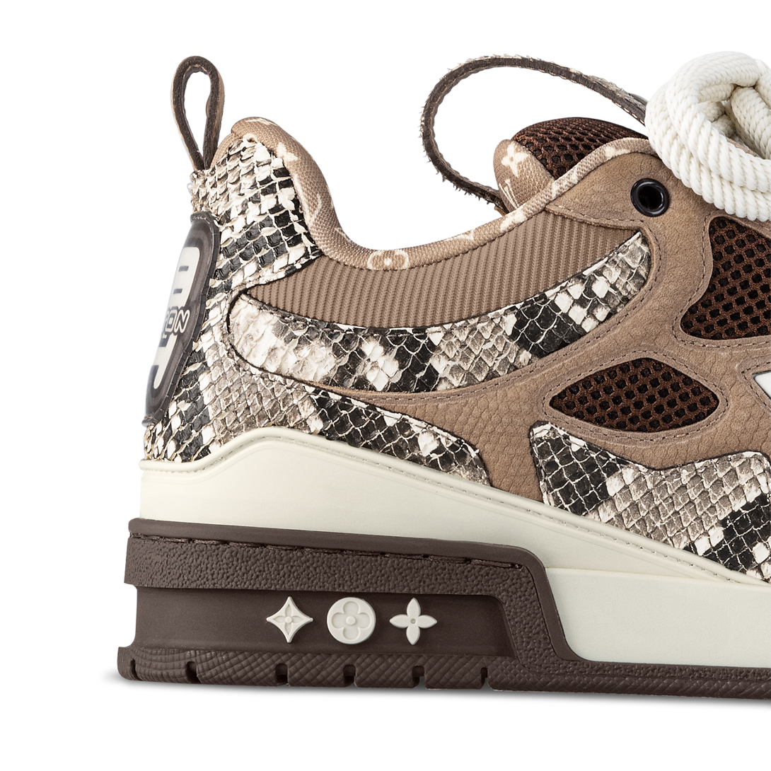 LV Skate Python Brown