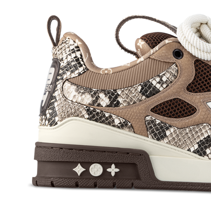 LV Skate Python Brown