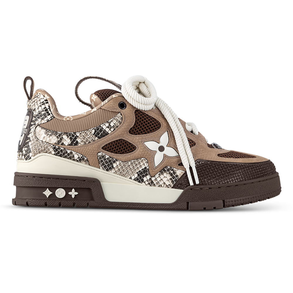 LV Skate Python Brown