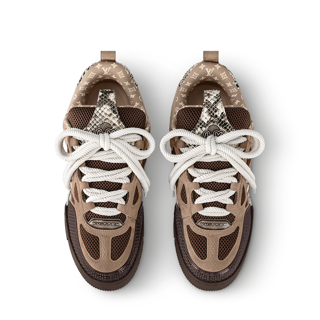 LV Skate Python Brown