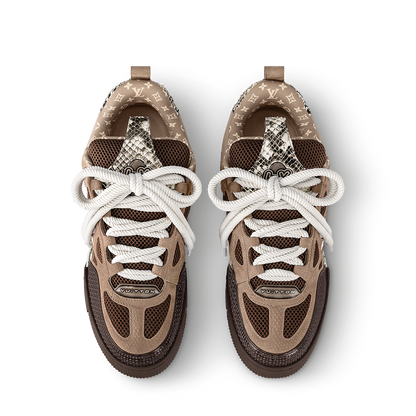 LV Skate Python Brown