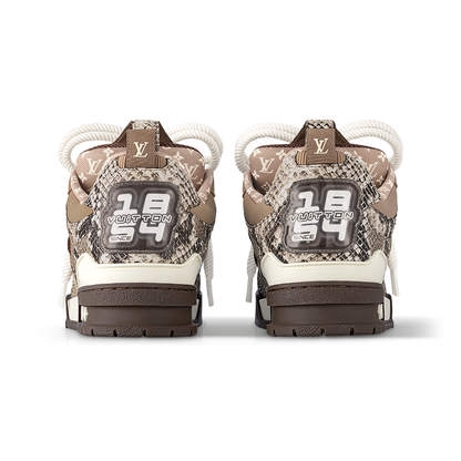 LV Skate Python Brown