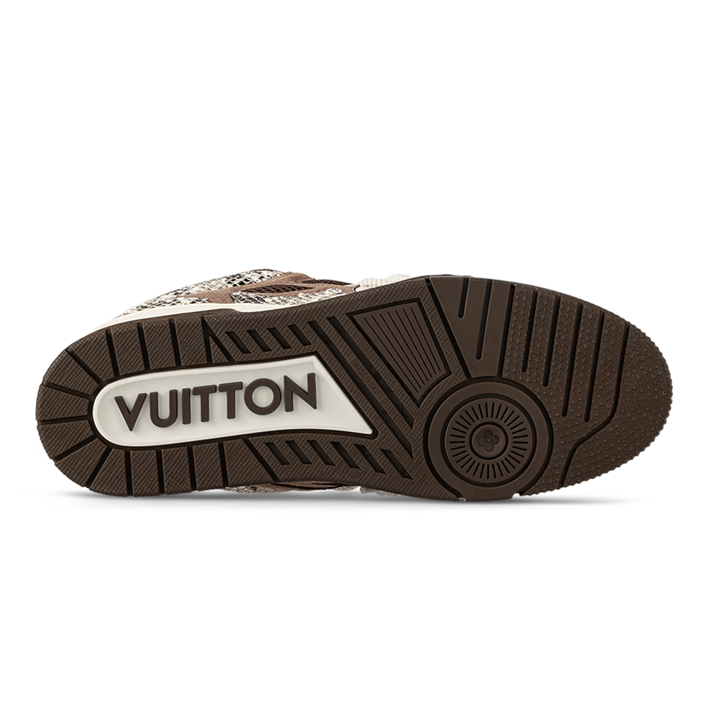 LV Skate Python Brown