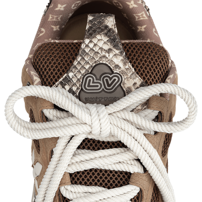 LV Skate Python Brown