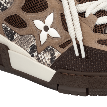 LV Skate Python Brown